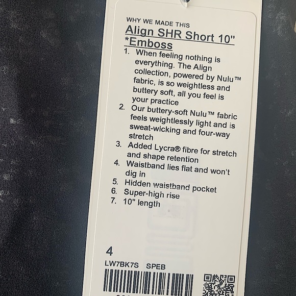 *BRAND NEW* Lululemon Align Shorts 10" - Picture 3 of 6